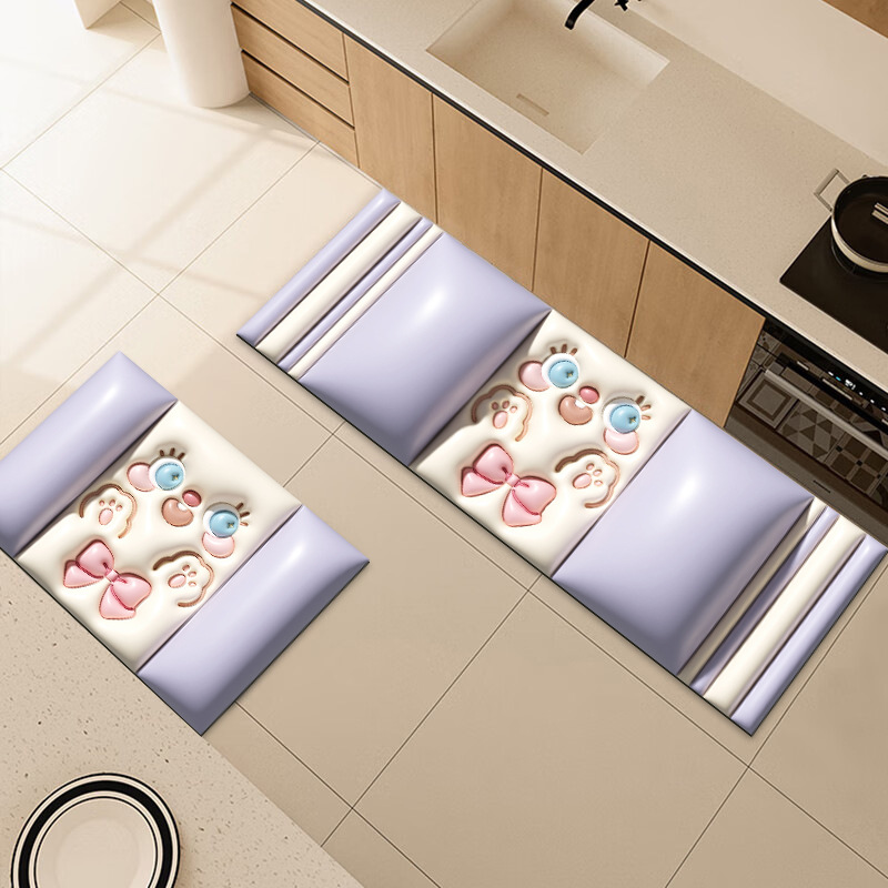 Transfronteriza 3D expansión visual barro de diatomeas alfombra de piso cocina absorbente de aceite absorbente Mat puerta del inodoro antideslizante alfombra de piso en stock