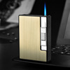 Focusing cigarette box 034 automatic smoke all -in -one lighter cigarette box 10 loaded men's automatic cigarette box wholesale