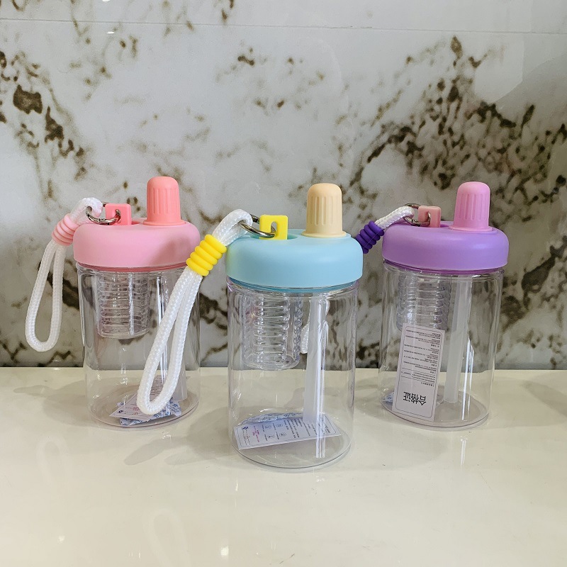 Children's handheld transparent tea cup for students polycarbonate…