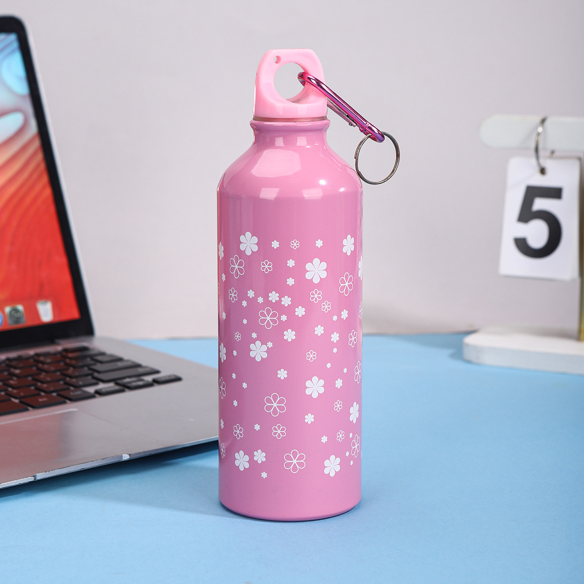 Nuevo simple taza de aluminio portátil de gran capacidad para niños y niñas ciclismo alpinismo botella de regalo taza LOGO al por mayor