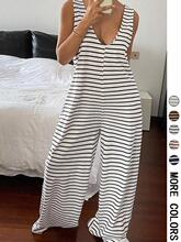 A 53327 Wide Leg Jumpsuit Vest �B�wѝ���� ���R�d�W���羳