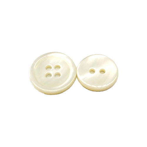 Natural Shell Button Tarot Button Four-Eyed Fine Edge Shell Button Horse Shaped Shirt Button Sweater Button