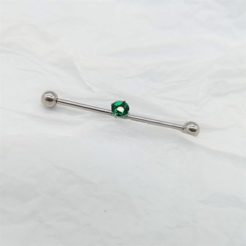 G23 Titanium Ear Barbell 14g Four-Prong Zircon Ear Cartilage Barbell Piercing Jewelry detail image 39