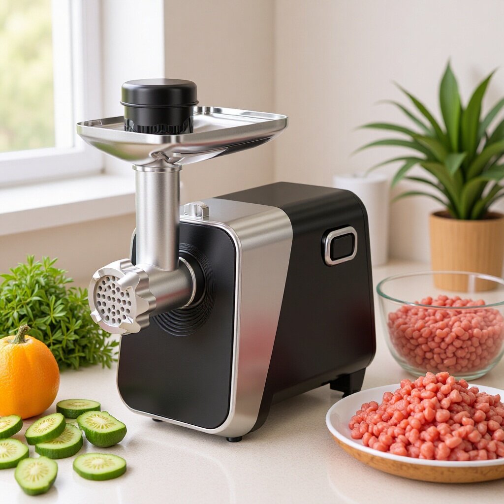 Foreign Trade Cross-Border European and American Standard Meat Grinder, Household Electric Meat Mincer and Sausage Maker, Small Multi-Functional Meat Grinder