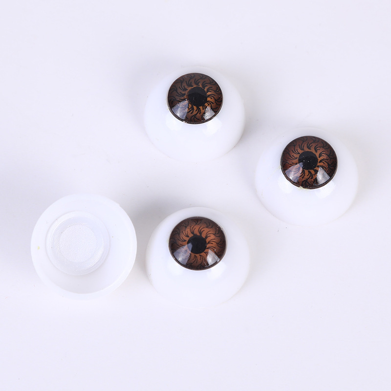 Halloween Bloodshot Eye Stickers Wool Felt Soft Clay Animal Cat and Dog DIY Plastic Pupil Doll Eye Accessories