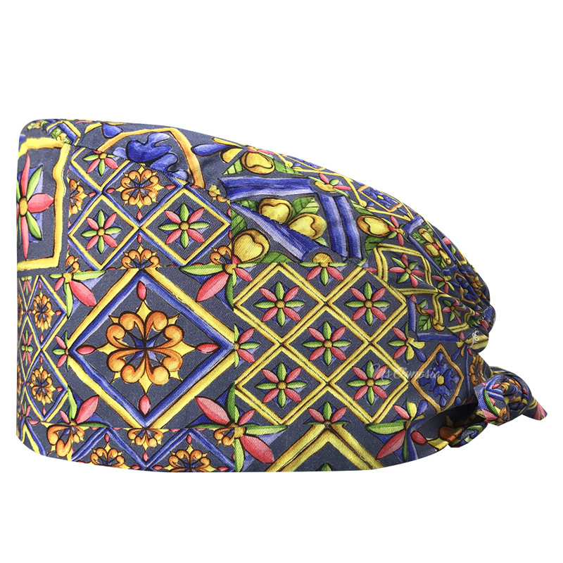 Enfermera sombrero conejo lindo patrón de dibujos animados europeo y americano Venta caliente doctor trabajo sombrero a prueba de polvo tapa quirúrgica AliExpress