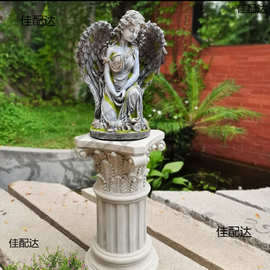 花园装饰欧式摆件户外可爱人物塑园林别墅庭院露台阳台布置