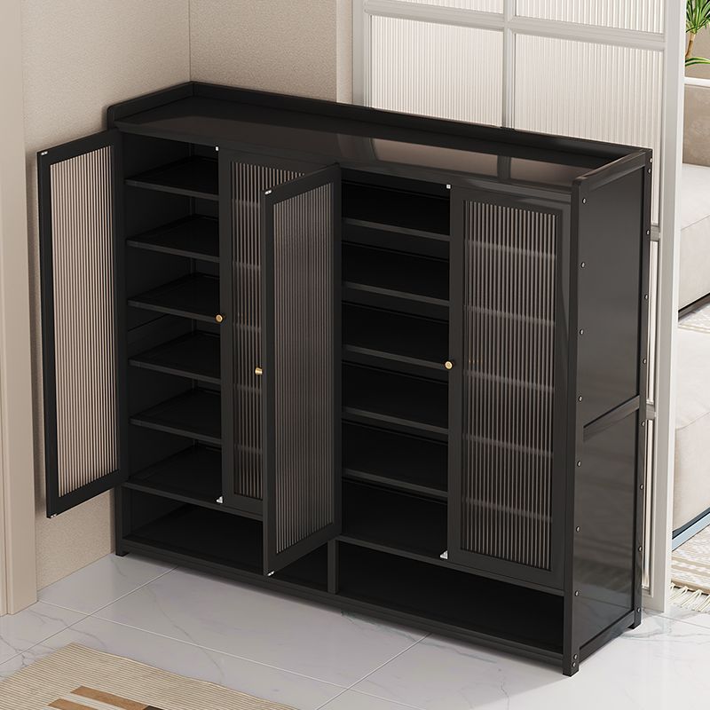 Wujin Simple Modern Living Room Solid Wood Hallway Shoe Cabinet Household Doorway Storage Chinese-style Entrance Large Capacity