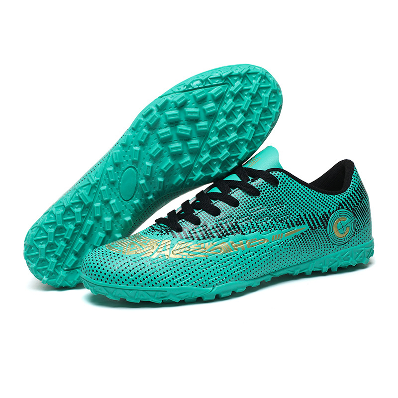 Zapatos de fútbol transfronterizos de baja altura, zapatos de fútbol interiores y exteriores, zapatos de fútbol para hombres, clavos cortos y largos, zapatos de entrenamiento de clavos FTSG