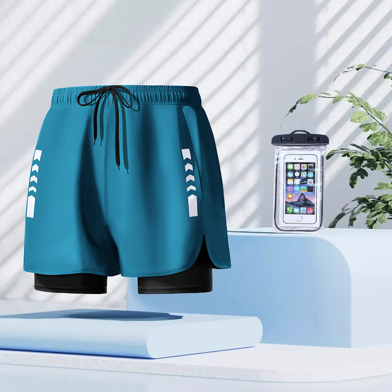블루 + 휴대폰 가방