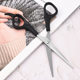 Spot wholesale beauty salon tools Barber stainless steel thin teeth scissors flat scissors pet scissors card set