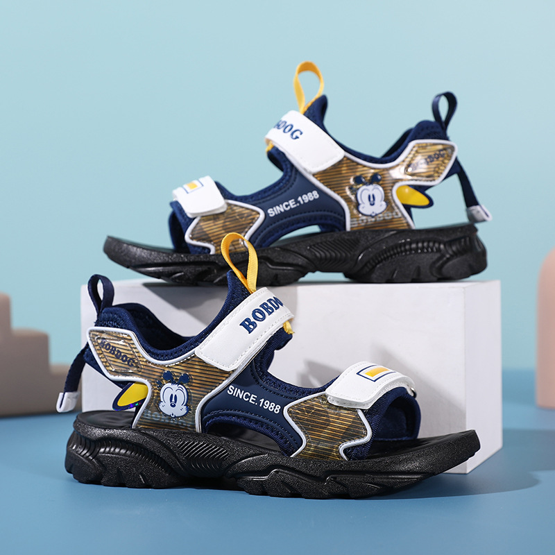 Bebés Babboots sandalias infantiles niños tendencia de verano versátil sandalias casuales juveniles hombres cómodos zapatos de playa suaves