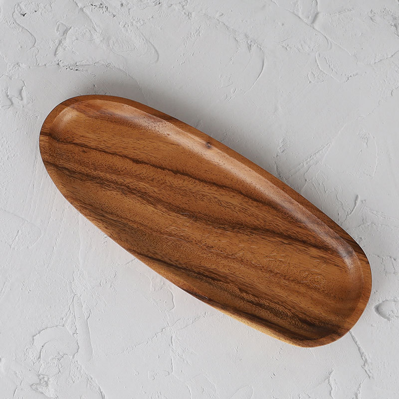 Directo de fábrica retro placa exótica fruta placa de madera maciza pastel pequeño placa LOGO gran cantidad Congou