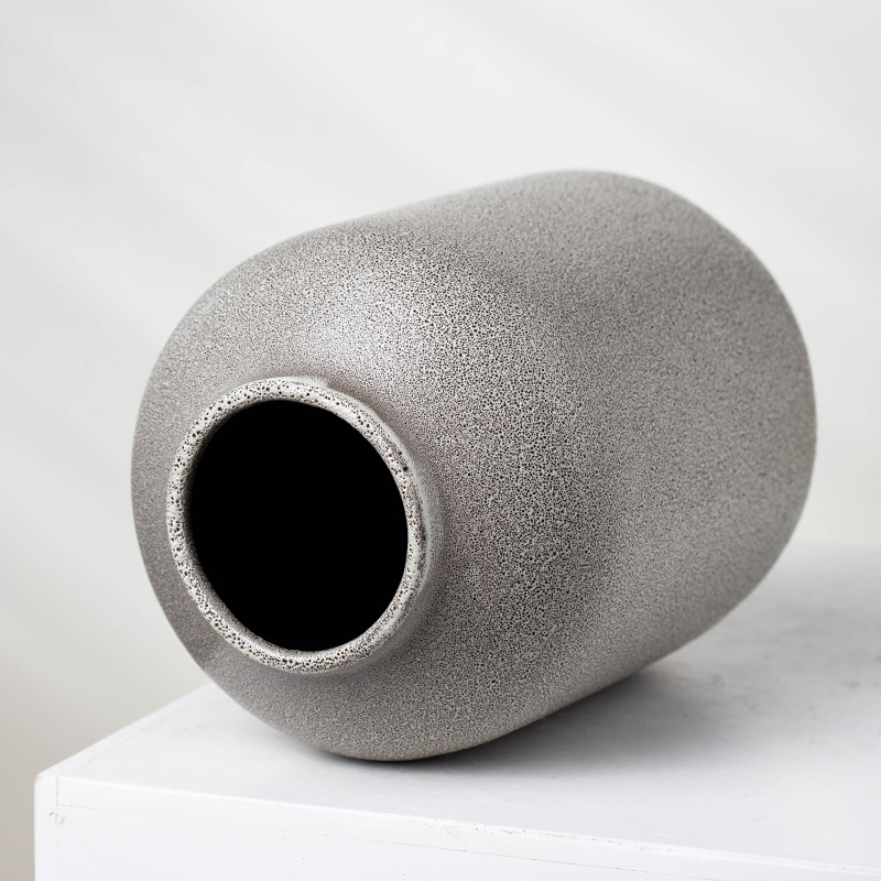 Flor seca pequeña decoración del hogar Morandi vasijo de cerámica sala de estar gabinete de televisión flor flor flor flor de estilo nórdico vasijo