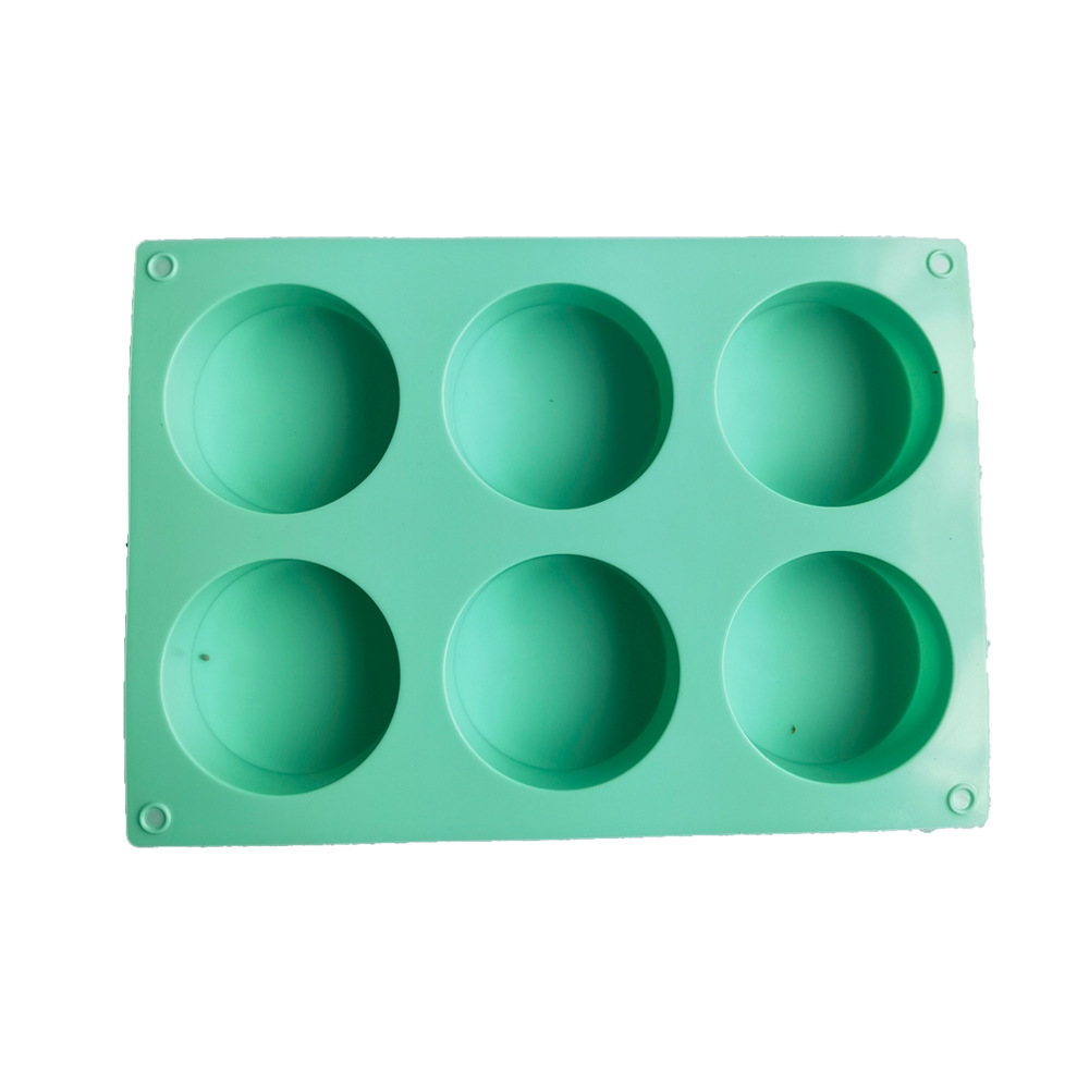 6 columnas pequeñas 154 molde de silicona pastel helado pudín molde de postre jabón utensilios