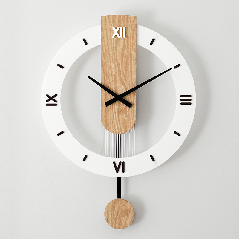 Simple and Creative Internet Celebrity Clock Living Room Decoration Swing Clock Home Fashion Silent Wall Clock Atmosphere Art Clock