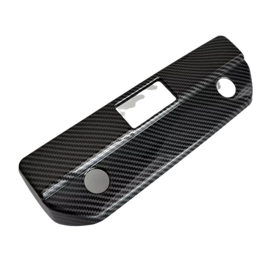 Для 20-24 моделей Chevrolet Silverado Углеродное волокно задняя ручка из углеродного волокна черный хвост дверная ручка