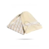 7393 vertical pattern and solid color triangle gripper-yellow