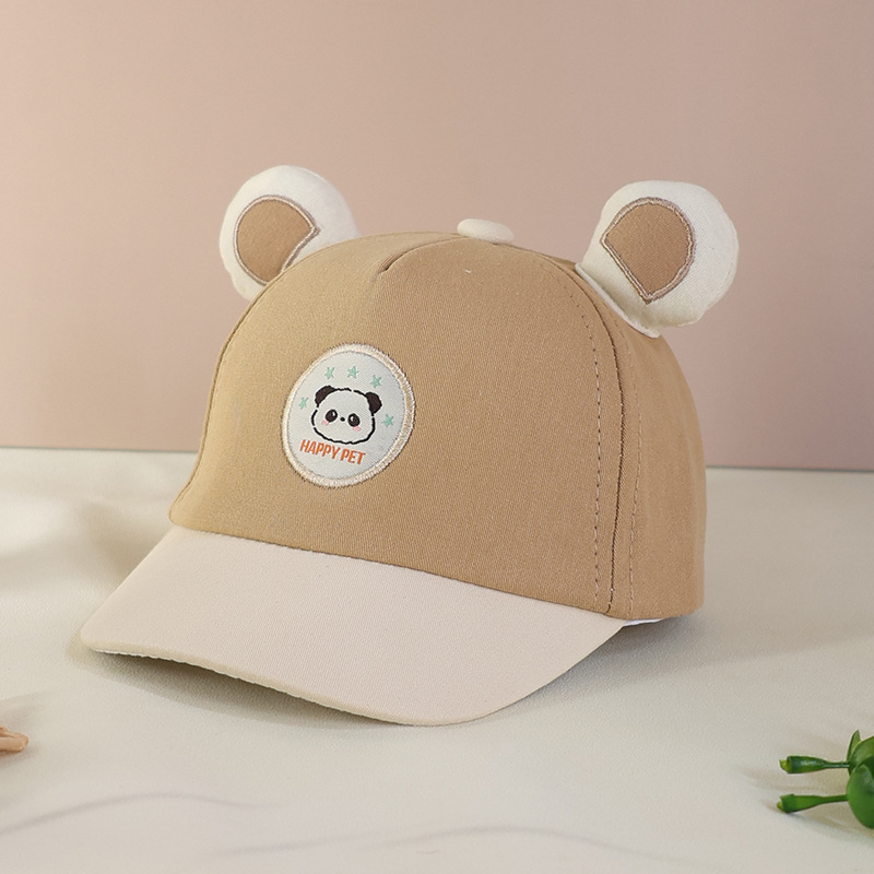 Sombreros infantiles primavera y otoño para niños y niñas gorras de lengua de pato adorables orejas de conejo para bebés sombreros de béisbol sombreros de sol