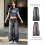 宽松夏季美式新款牛仔裤