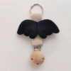 Apricot wooden black angel wings