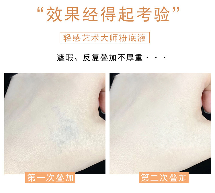 This hydrating and clear foundation liquid provides moisture, concealer, oil control, long-lasting makeup without smudge, and is less prone to powder sticking. It offers a natural nude look and is affordable for students undefined