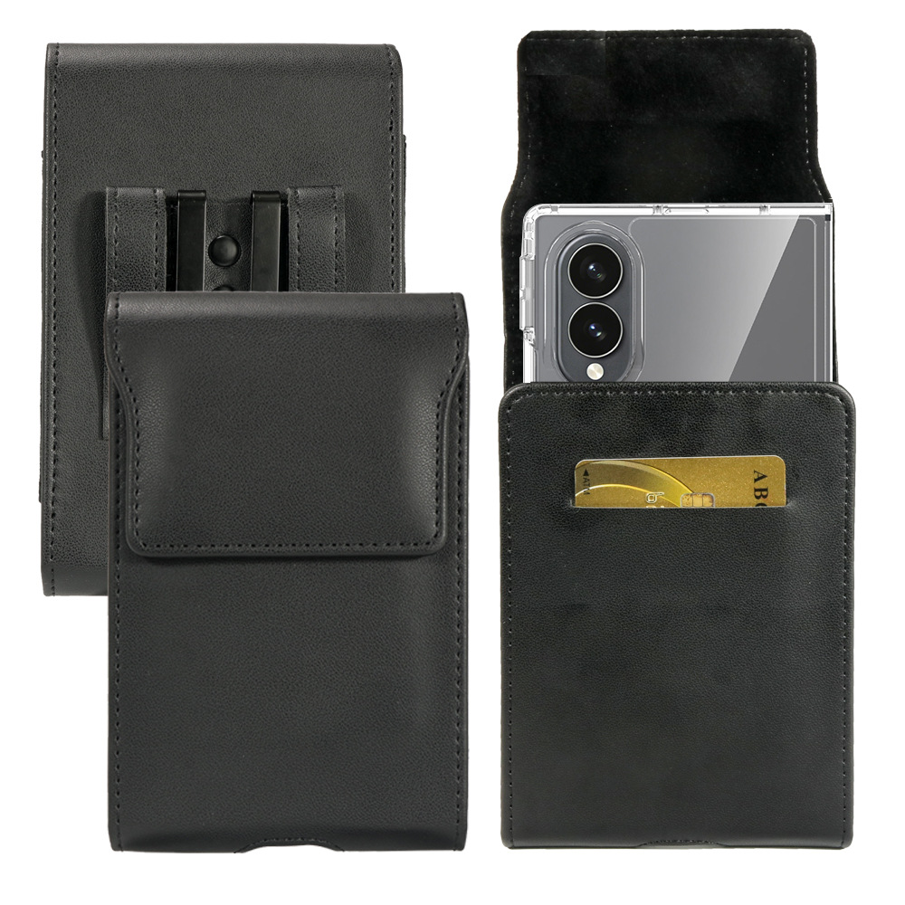 Suitable for iPhone Duo, wide folding phone case, Samsung FOLD8, belt-mounted phone bag