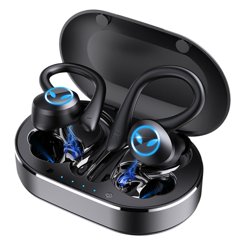 Transfronterizo Amazon auricular Bluetooth inalámbrico oído-montado deportes de reducción de ruido ultra-larga resistencia tecnología e-sports juego de auriculares