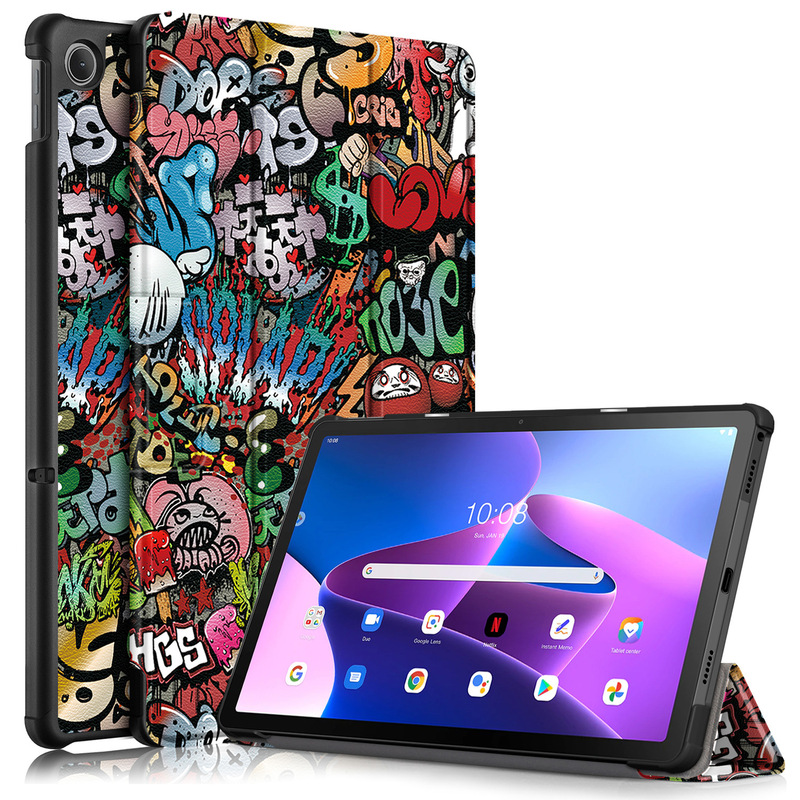 For Lenovo Lenovo Tab M10 FHD Plus three generations 10.6-inch tri-fold protective case TB-125FU For Lenovo Lenovo Tab M10 FHD Plus three generations 10.6-inch tri-fold protective case TB-125FU