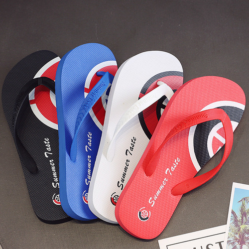 Flip-flops men's summer personalized outdoor beach trend Korean style outdoor soft-soled men's sandals wholesale