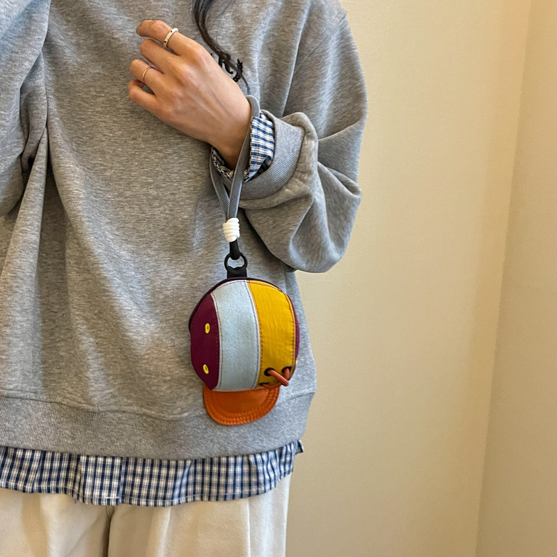 Cross-border Quality Product 2026 New Cute Mini Multifunctional Small Hat Earphone Miscellaneous Storage Bag Pendant Coin Purse