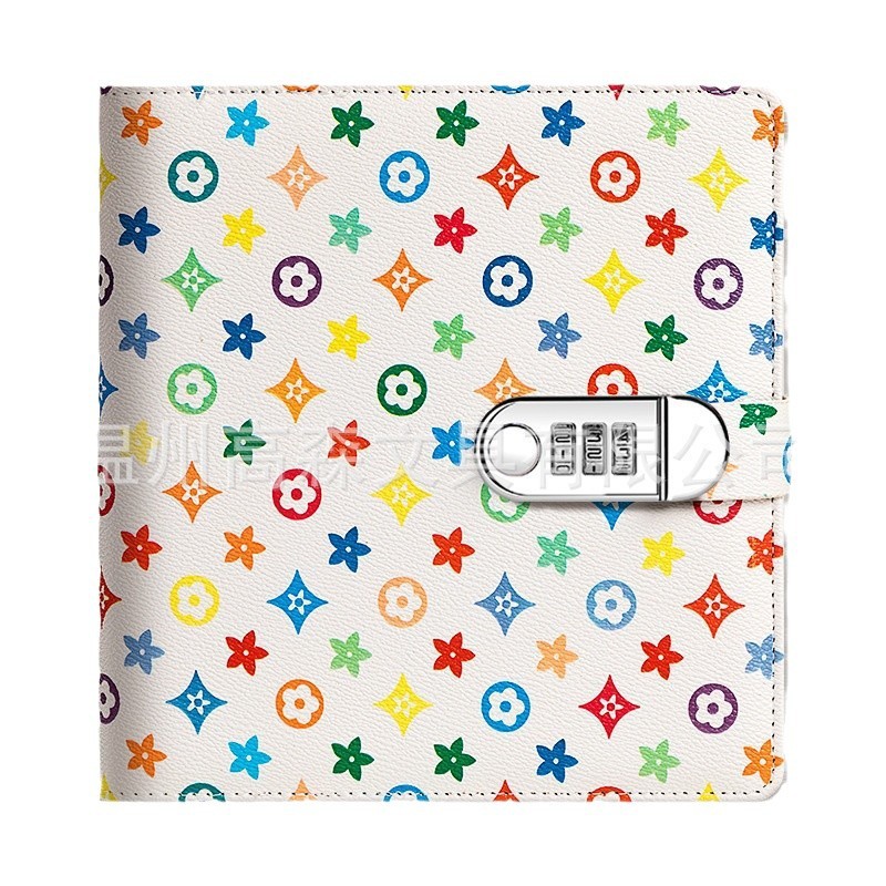 Bloqueo de contraseña transfronterizo, depósito en efectivo, libro de almacenamiento de moneda conmemorativa de billetes de gran capacidad, carpeta de almacenamiento de dinero de cuero PU retro