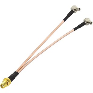 Sma Female Female Pin Sma-Ts9/Crc9/Mcxts9Crc9 Twisted Pair Cable Braided Combiner Cable