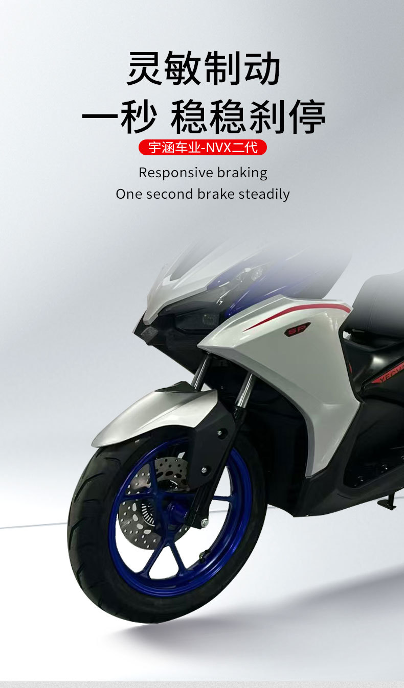 Foreign Trade Direct Supply Nvx Second Generation Scooter Motorcycle Oil Vehicle Off-Road Motorcycle Foreign Gasoline Motorcycle Turkey