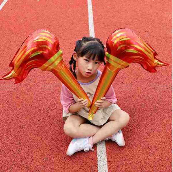 School atmospheric handheld balloon for kindergarten