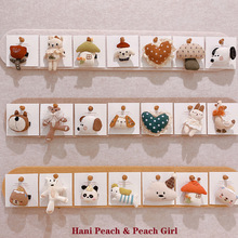 HD3399A015韩国森系布艺卡通少女发夹创意时尚碎发夹侧边夹发饰