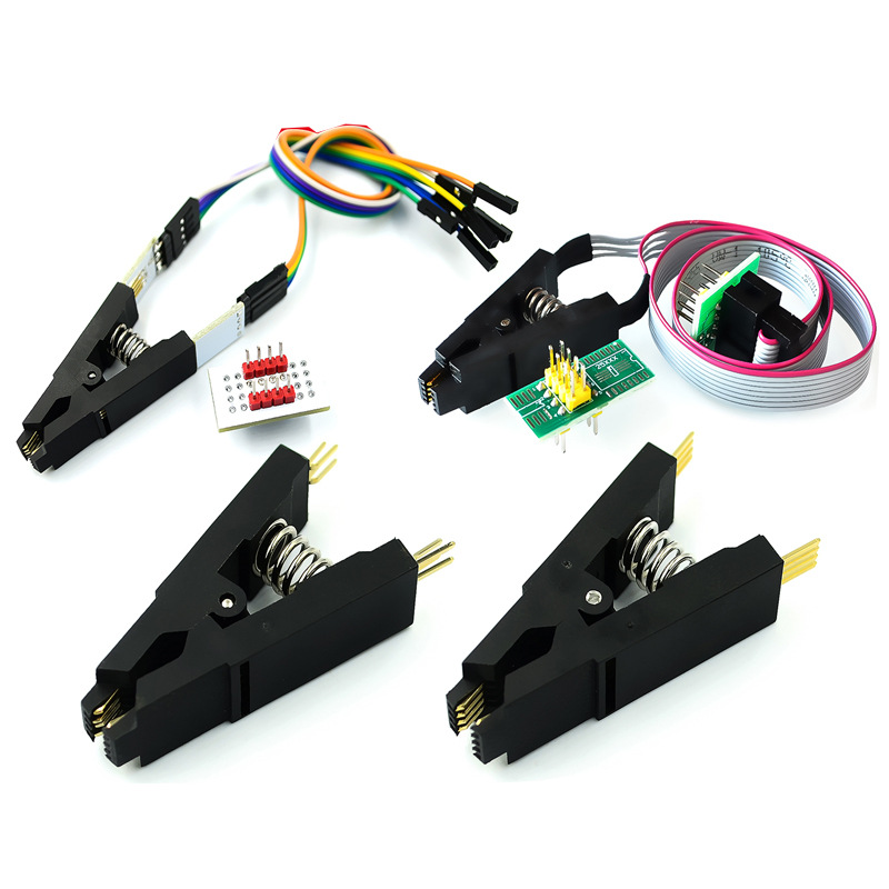 测试夹 八脚BIOS夹子 宽窄体8脚公用夹 适配夹 烧录芯片夹 SOP8