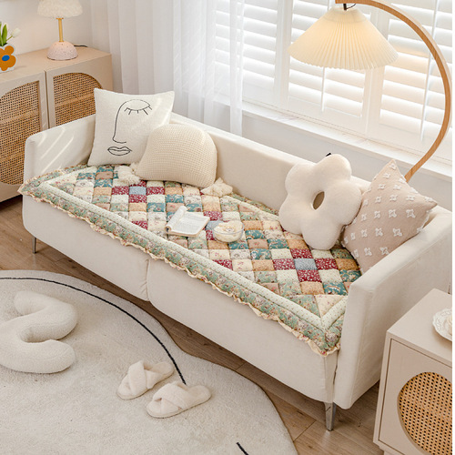 Simple bay window mat, new lattice balcony mat, thickened mat for all seasons, living room coffee table mat, tatami mat