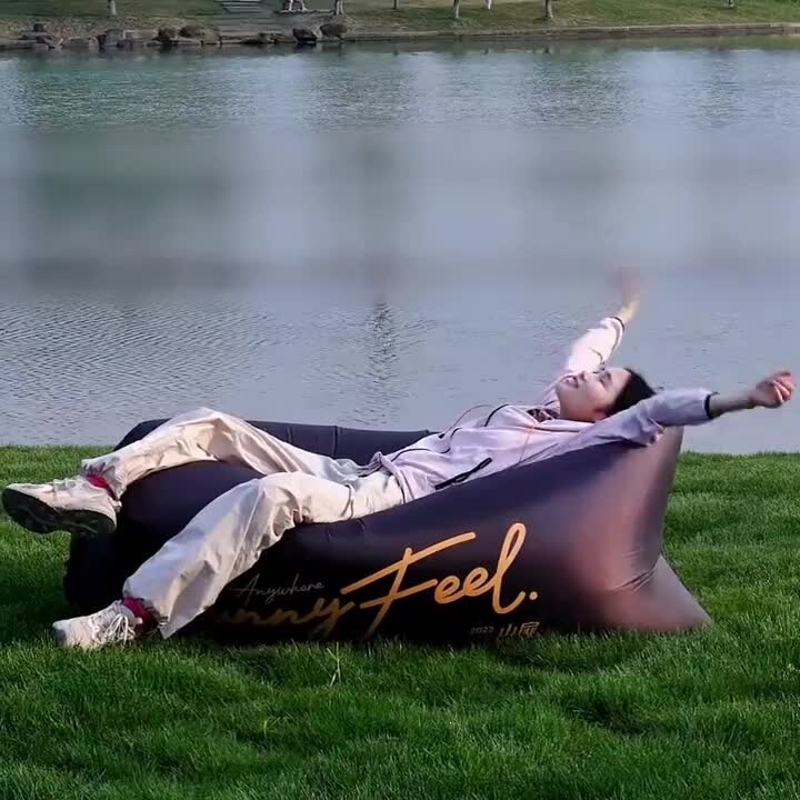 Shanfei SunnyFeel Lazy Inflatable Sofa Outdoor Portable Camping Inflatable Mattress Music Festival Air Bed