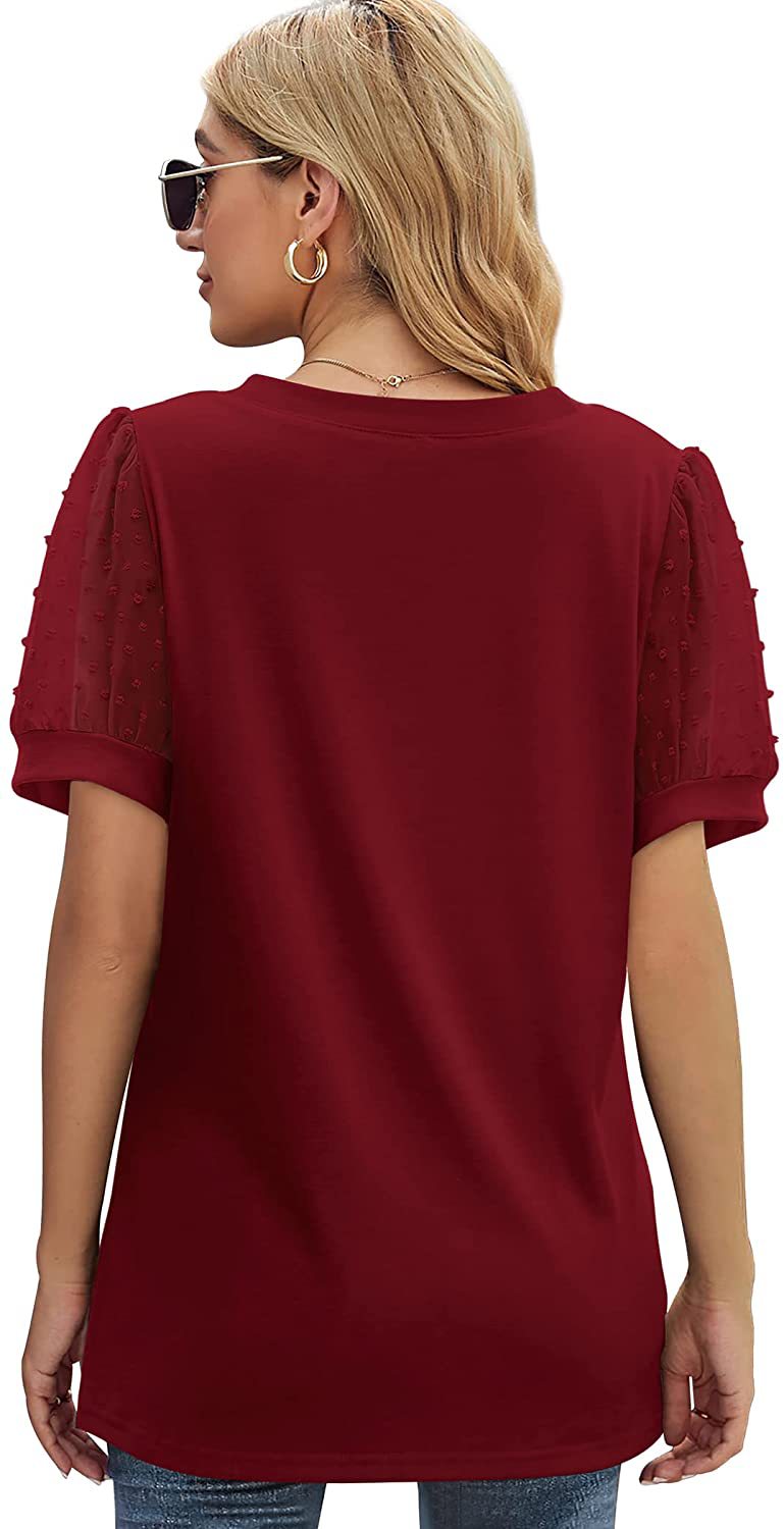 Women's Gender Patchwork Design Simple Style Style Wholesale Women's Simple Style Solid Color Short Sleeve Patchwork T-Shirts
