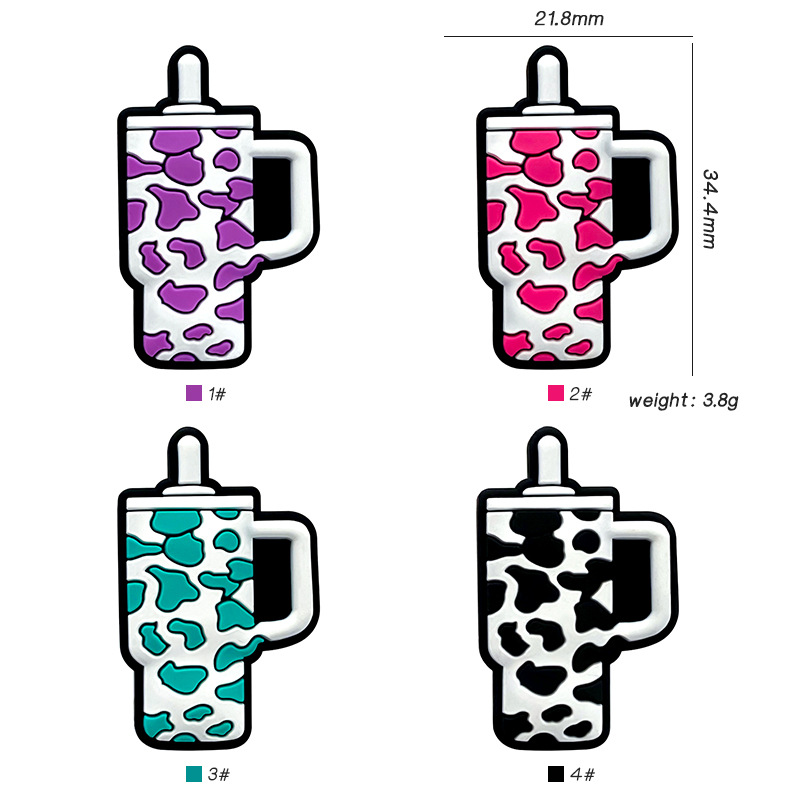 New food grade silicone travel cup beads baby cartoon diy pacifier chain beaded jewelry accessories