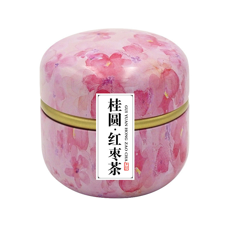 妇女神节礼品蜜桃桂花乌龙茶玫瑰红茶铁罐装水果礼盒养生花茶批发|undefined