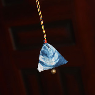 Cloth Taste Dragon Boat Festival Handmade Plant Blue Dye Sachet DIY Material Bag Plant Dye Sachet Company Activities