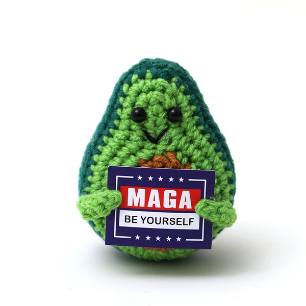 Avocado V-mouth Christmas green blue bottom M card