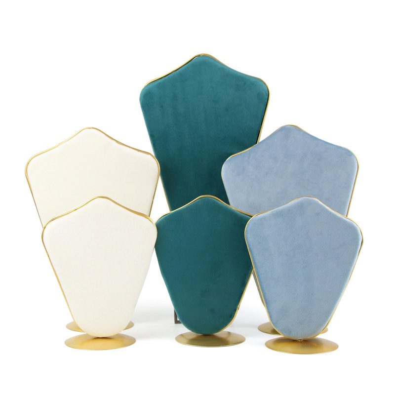 瑞藝源頭廠家直供 新款首飾架 創意耳環項鍊架 金屬絨布展示架