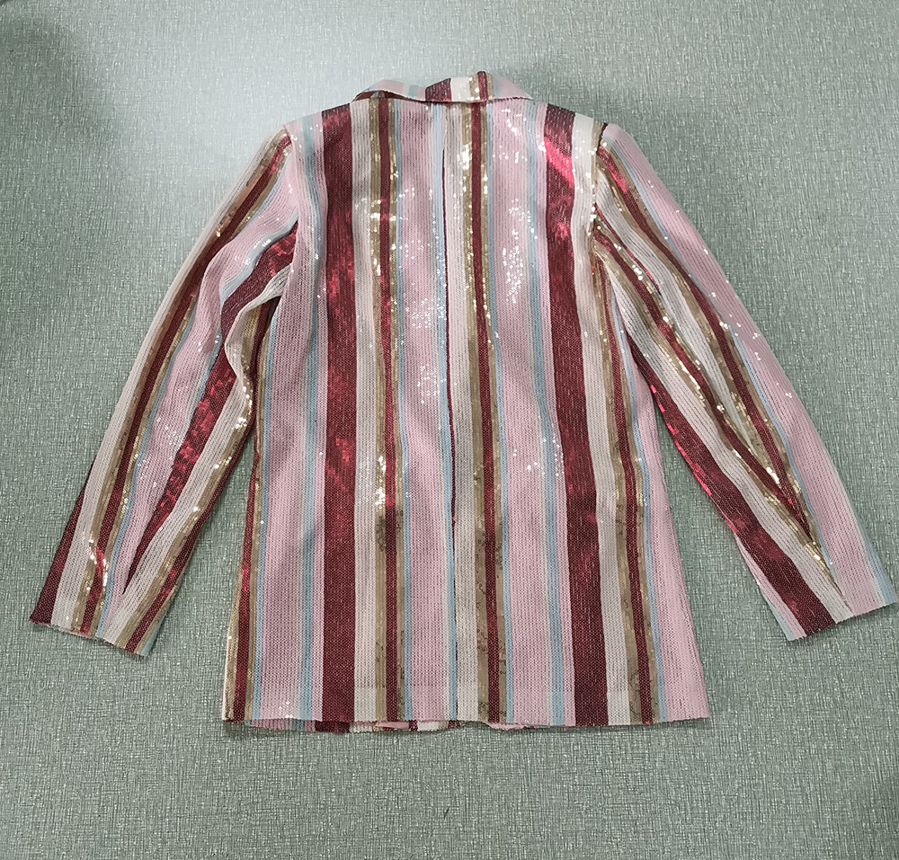 GraceChic GraceChic European And American New Three-Piece Set Early Autumn Fashion Women's Small Blazer Striped Casual Wide-Leg Pants_voghion.com