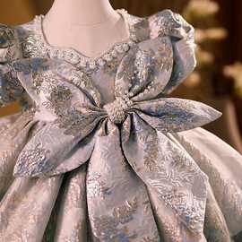 女童礼服公主裙洋气洛丽塔儿童走秀小女孩演出服女宝宝周岁宴