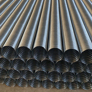 Bridge Pre-Strength Metal Corrugated Pipe Engineering Embedded Metal Galvanized Corrugated Pipe Large Diameter Metal Corrugated Flat Pipe