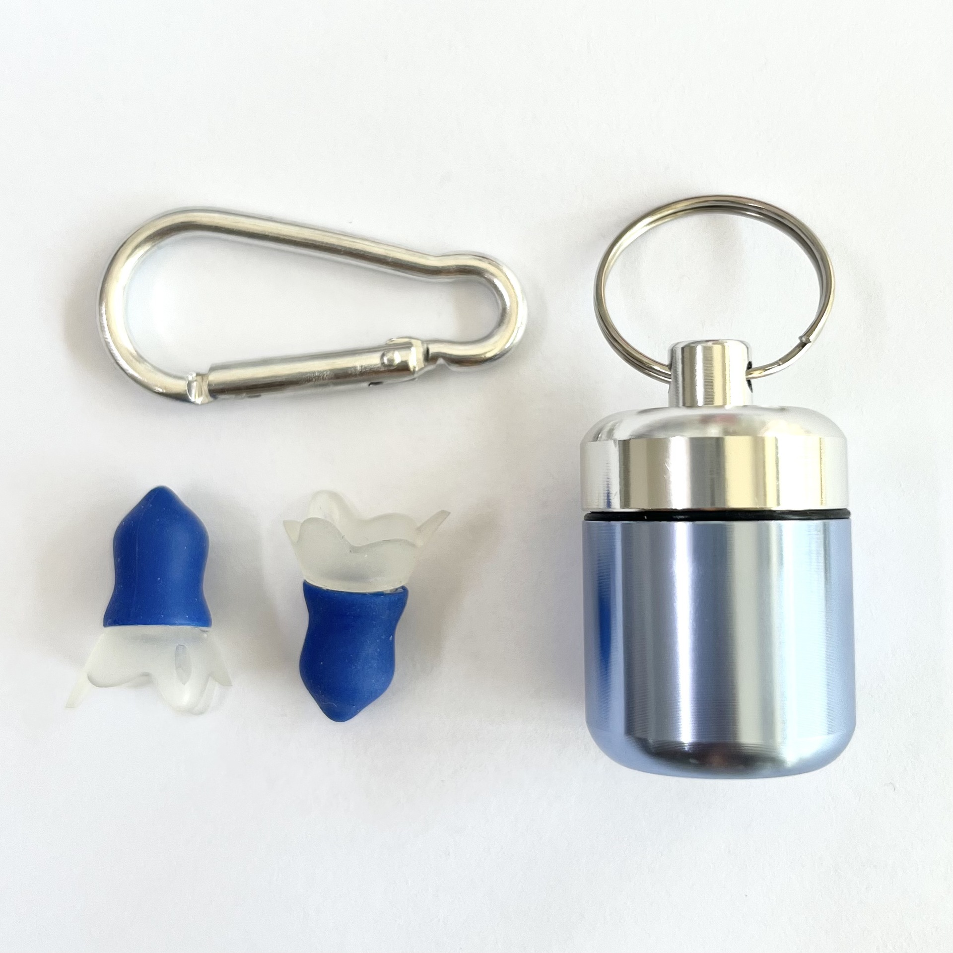 비행 귀마개 + 색상 일치 알루미늄 상자