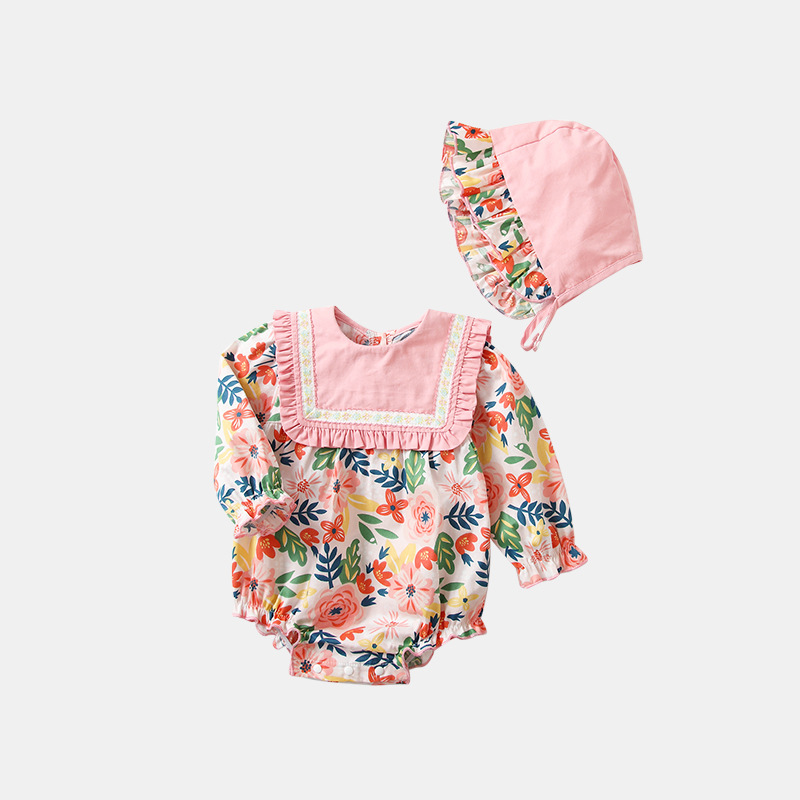 Autumn cute children's cotton bodysuit for new born